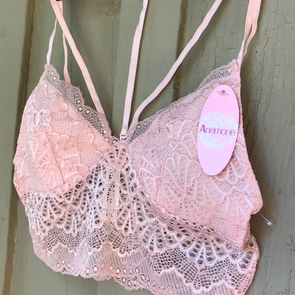 New! Peach Lace Bralette - Picture 4 of 8